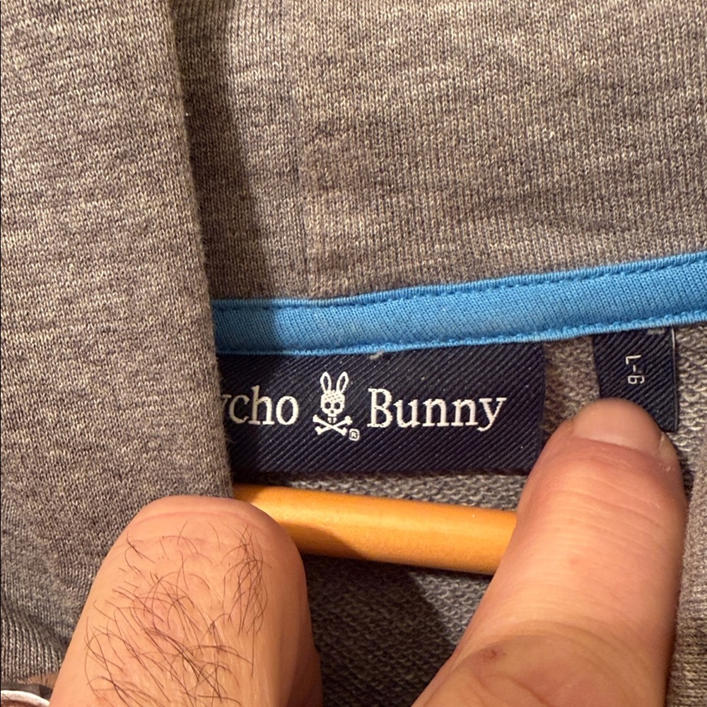 Psycho Bunny Gray Hoodie with Vibrant Graphic NWOT - Picture 3 of 6